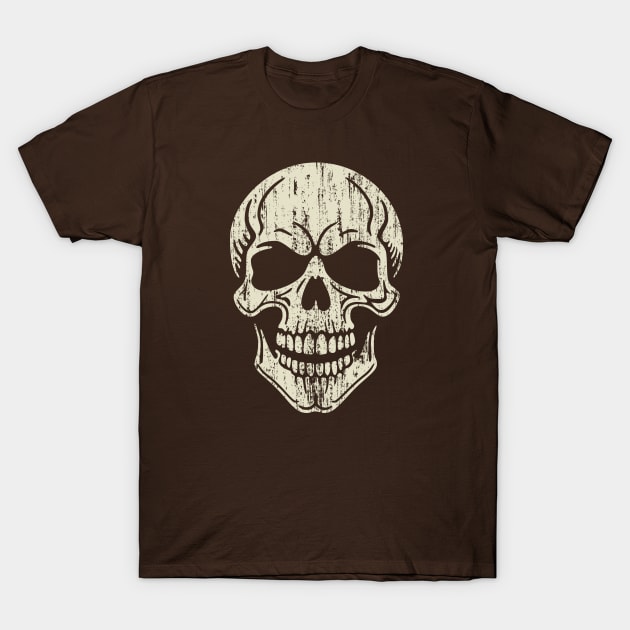 Scary Skull - 4 T-Shirt by NeverDrewBefore